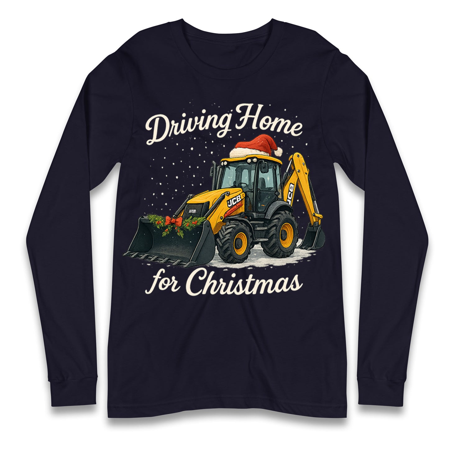 JCB Christmas Longsleeve T Shirt