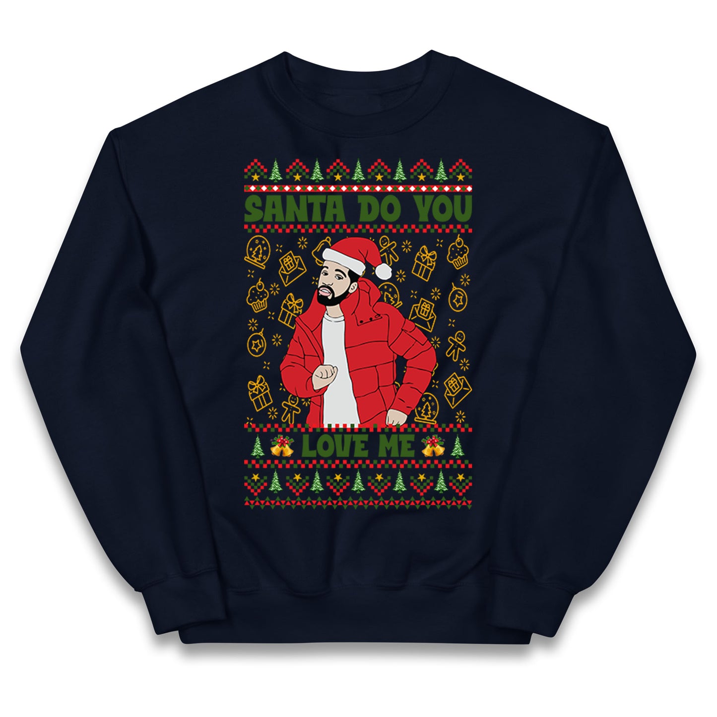 drake christmas jumper