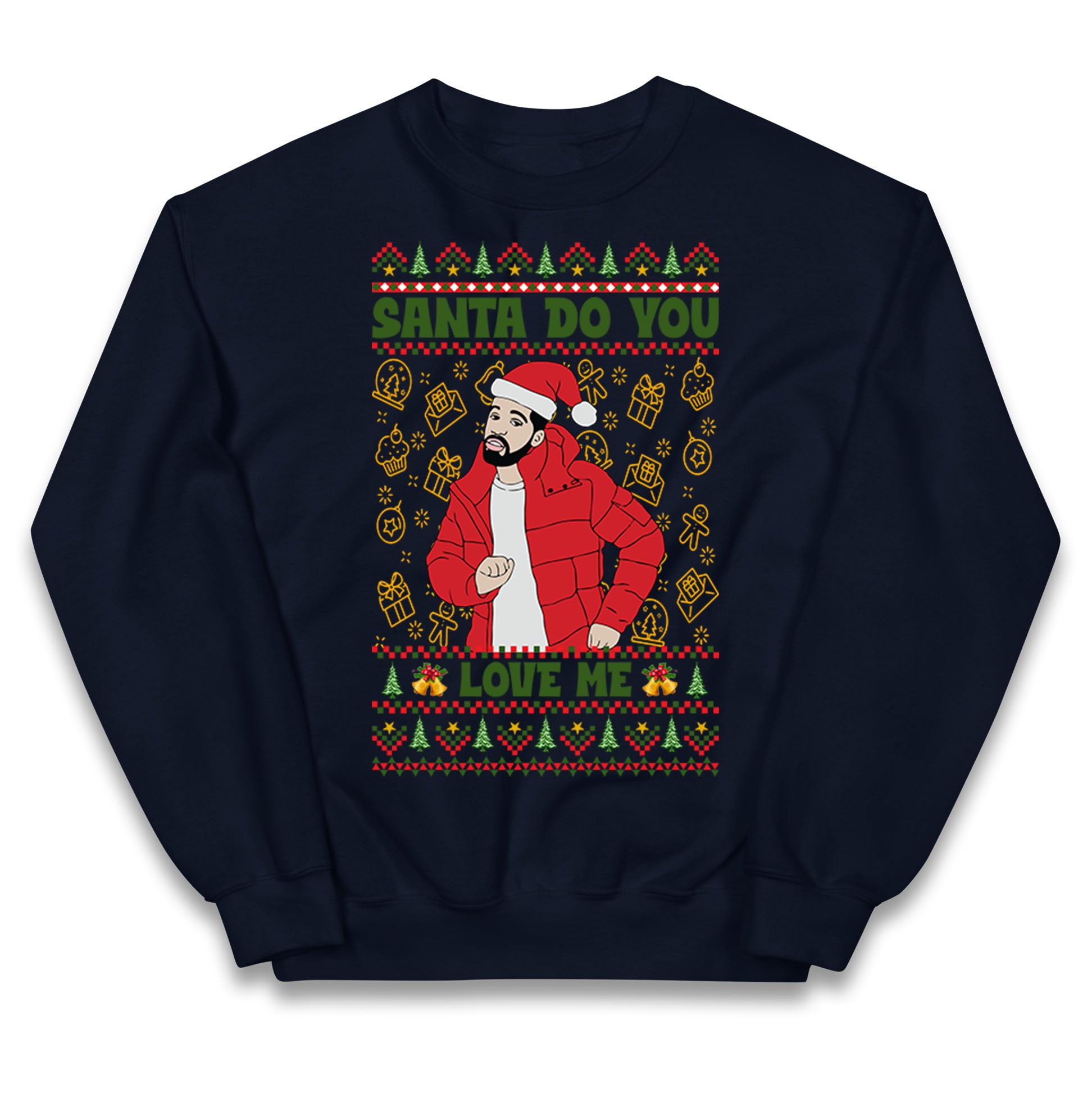 drake christmas jumper