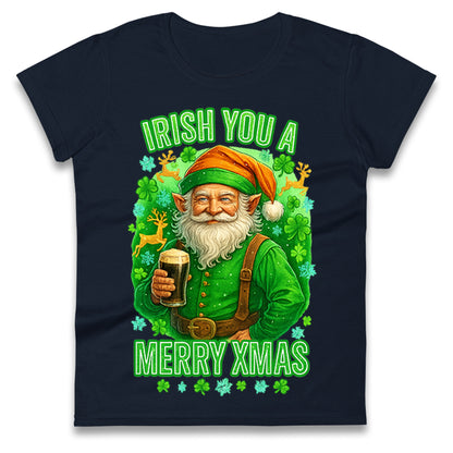 Irish Christmas Ladies T Shirt