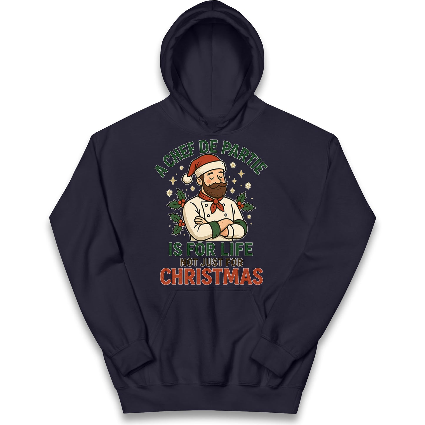 Chef De Partie Christmas Kids Hoodie