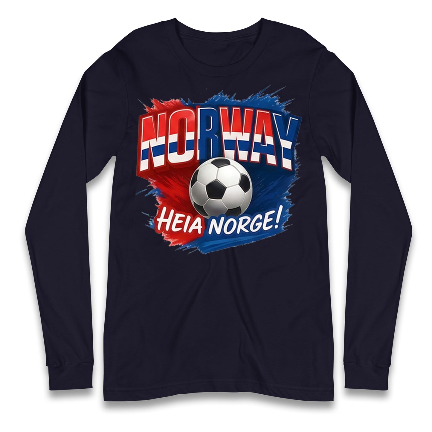 Norway Retro World Cup Longsleeve T Shirt