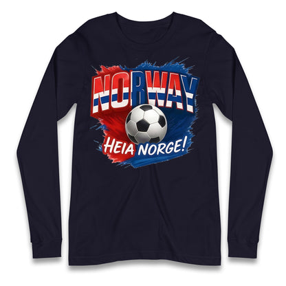Norway Retro World Cup Longsleeve T Shirt