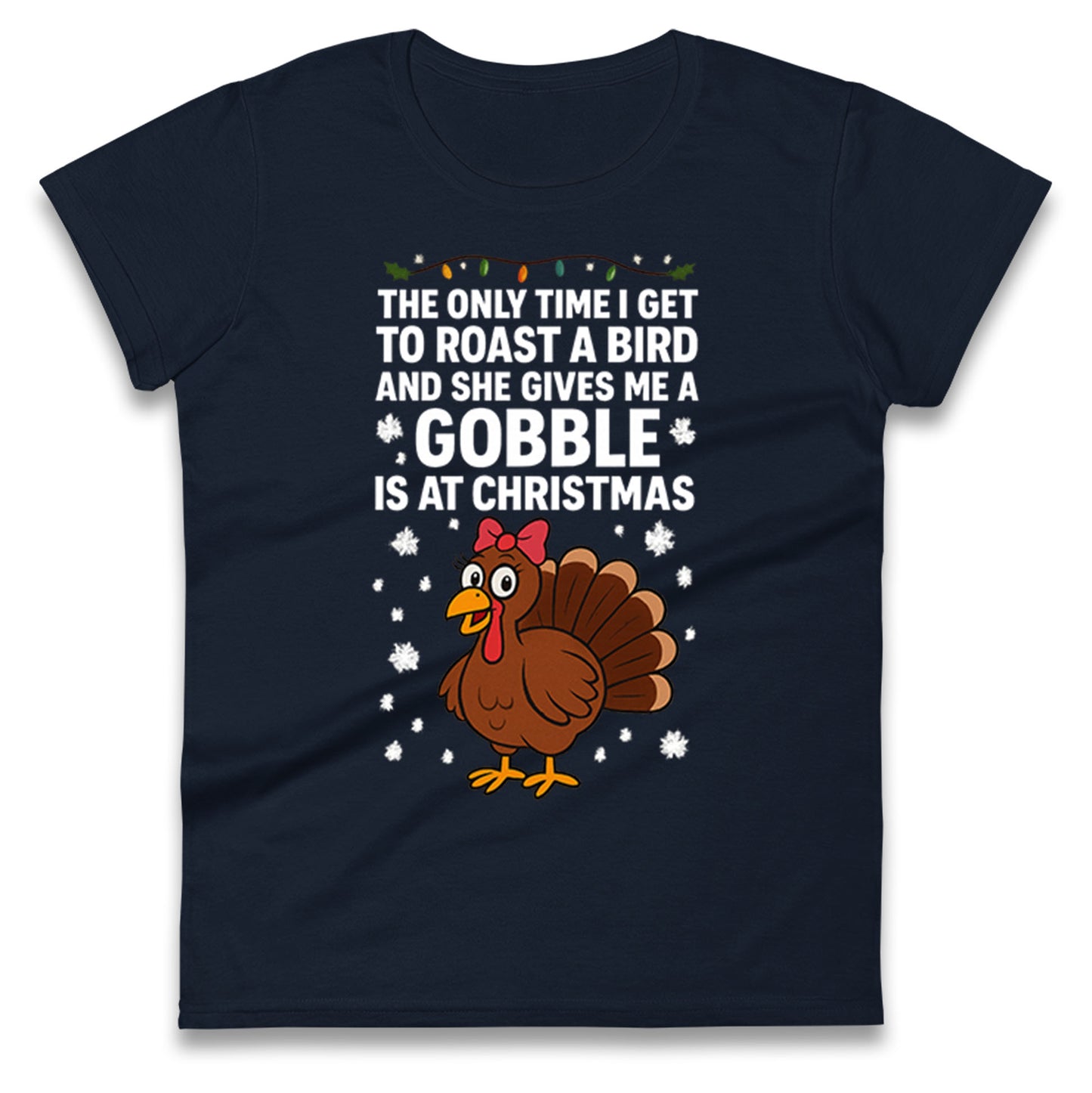 Rude Christmas Ladies T Shirt