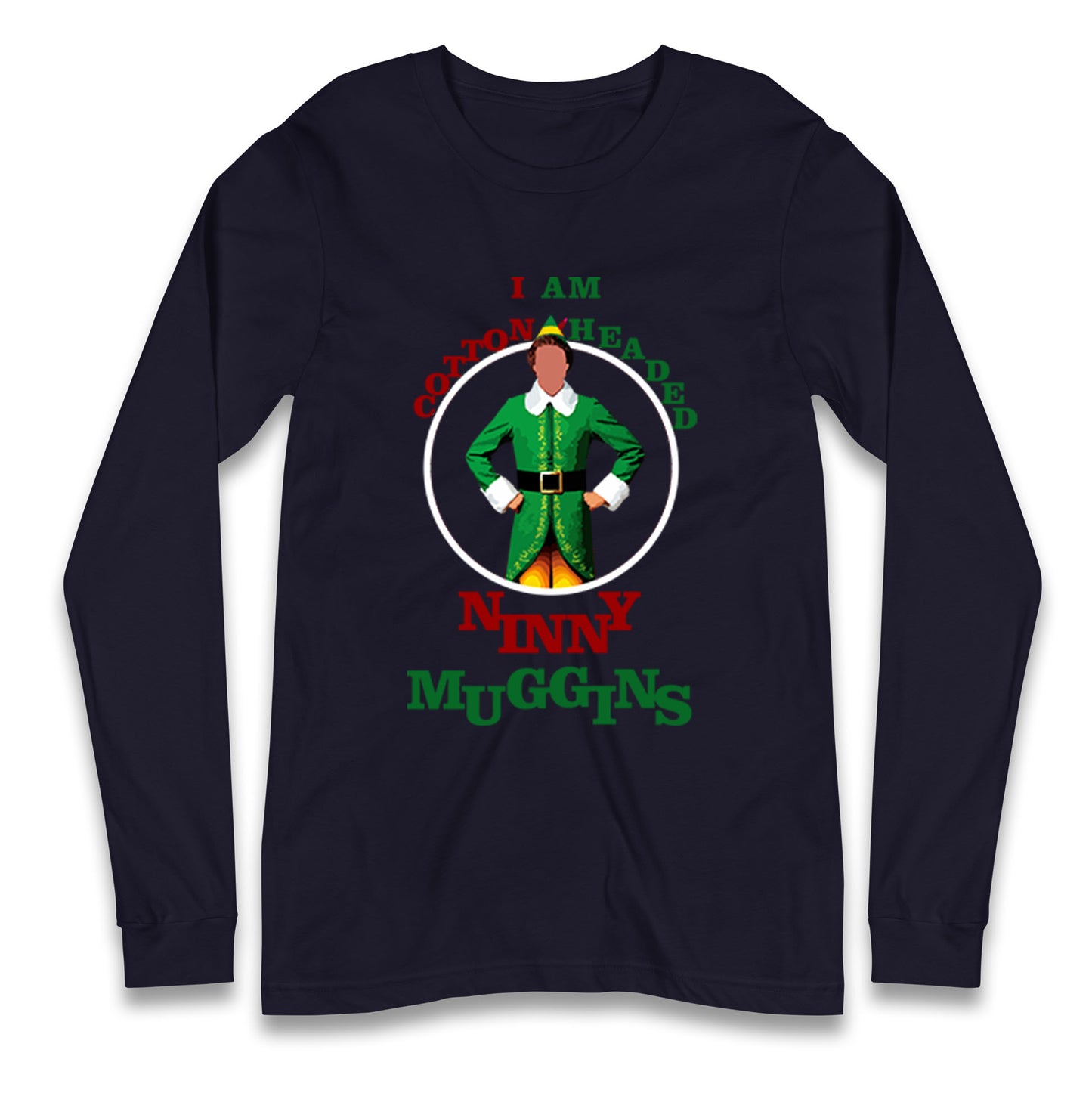 Christmas Patrick Baynham Elf Long Sleeve T Shirt