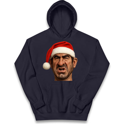 Eric Cantona Xmas Kids Hoodie