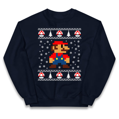 super mario christmas jumper