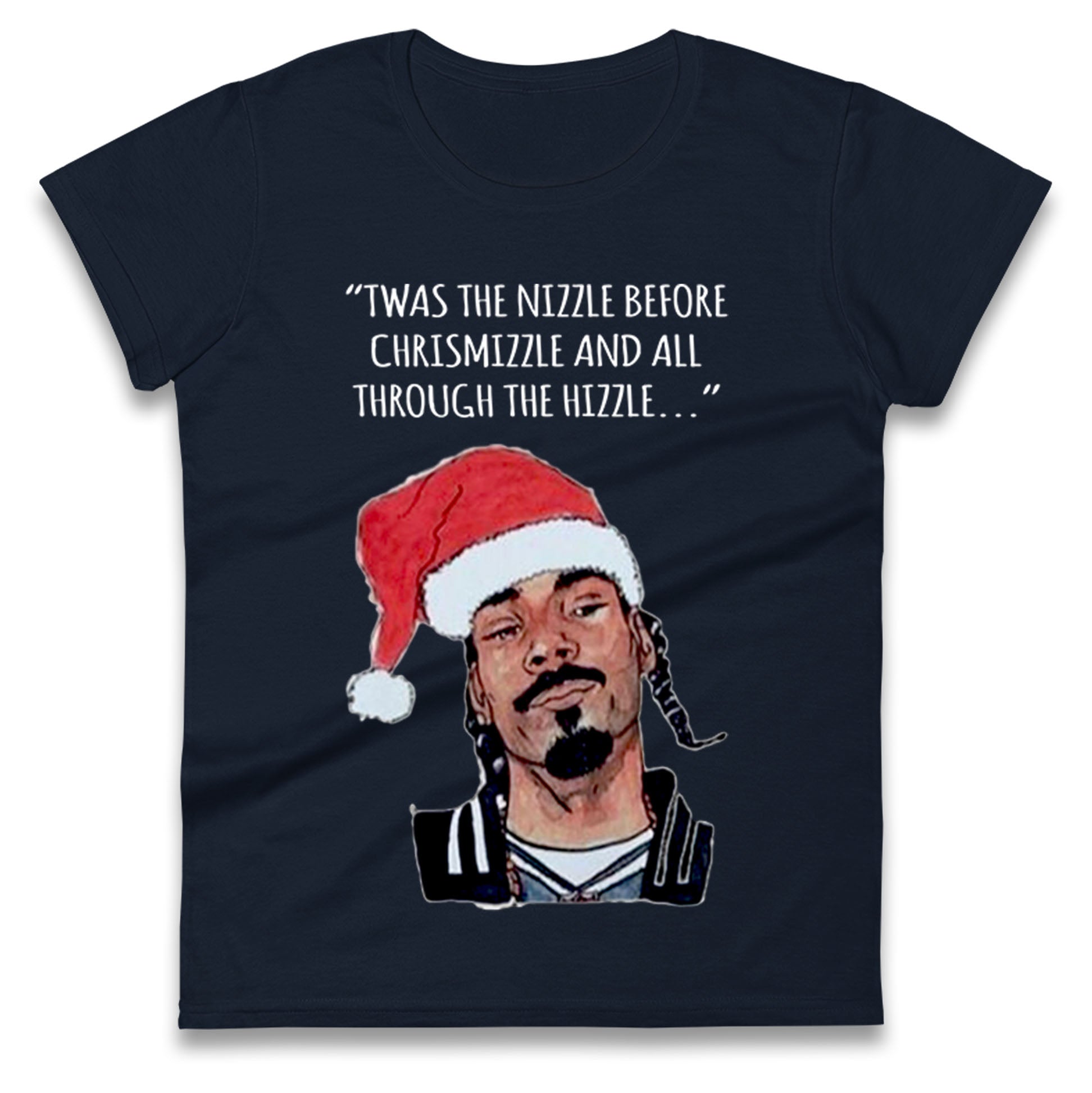 Santa Snoop Dogg Ladies T Shirt