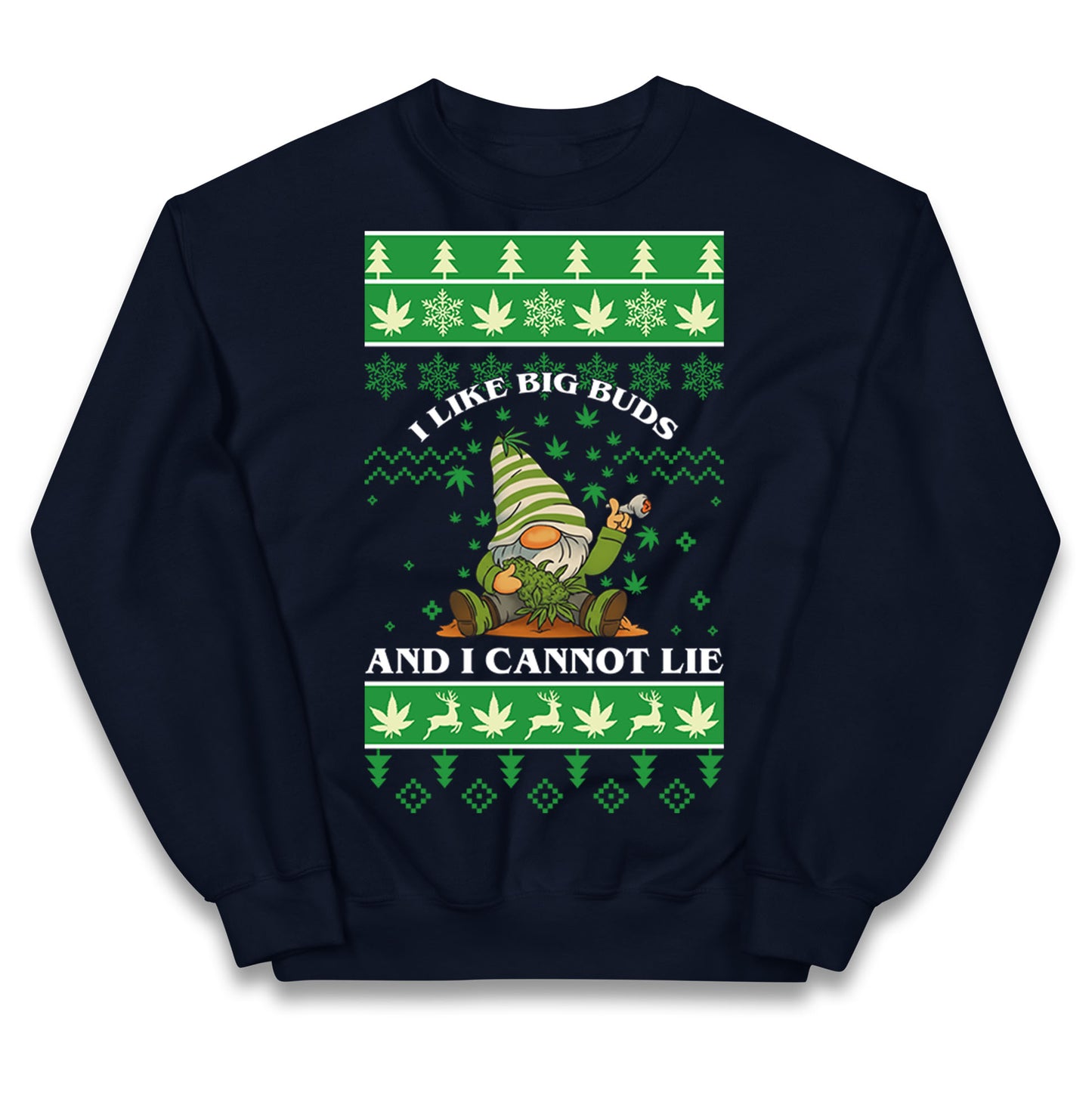 Cannabis Christmas Kids Jumper