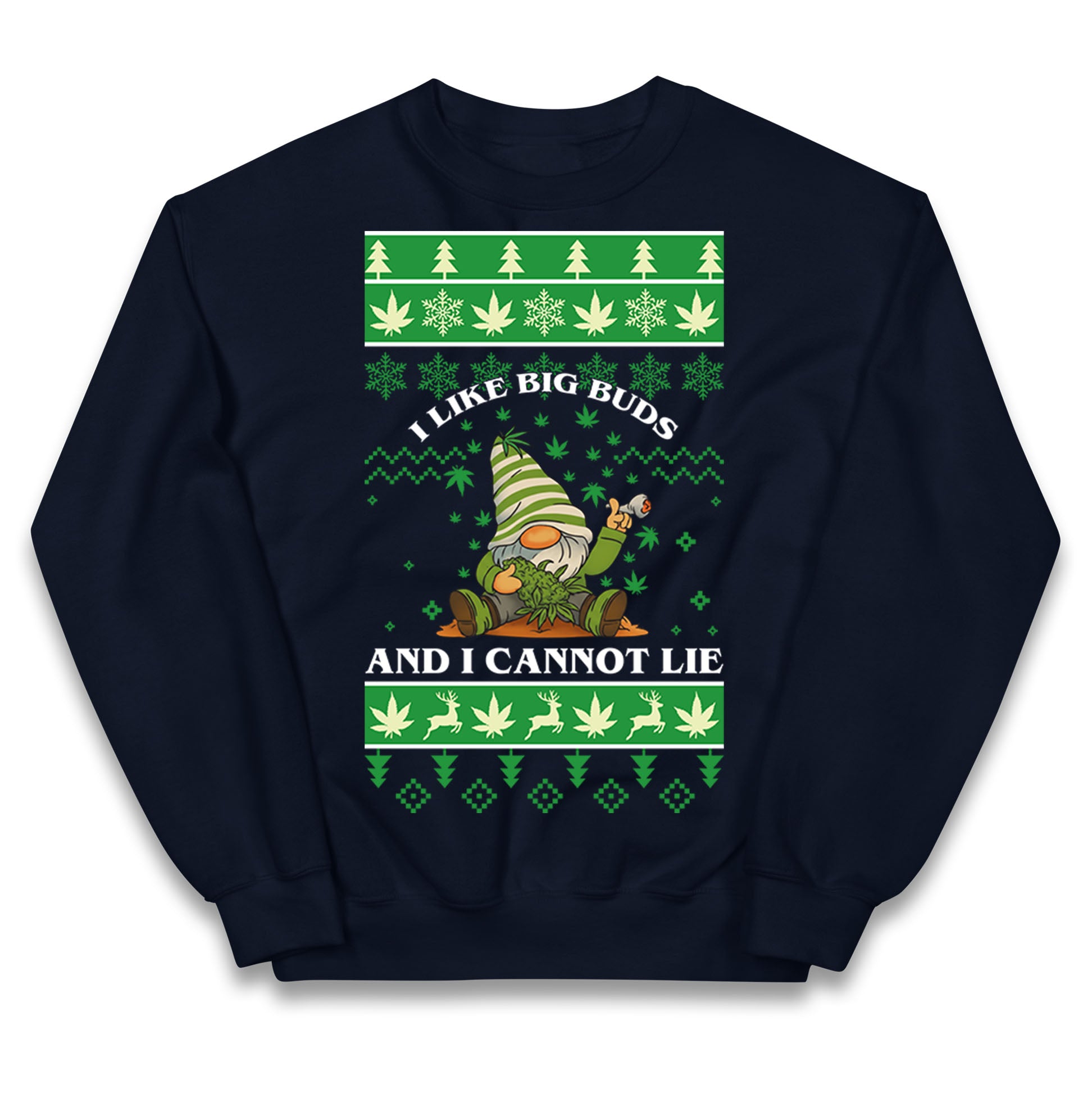 Cannabis Christmas Kids Jumper