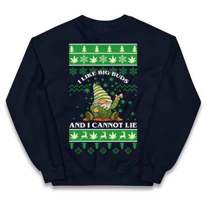 Cannabis Christmas Kids Jumper
