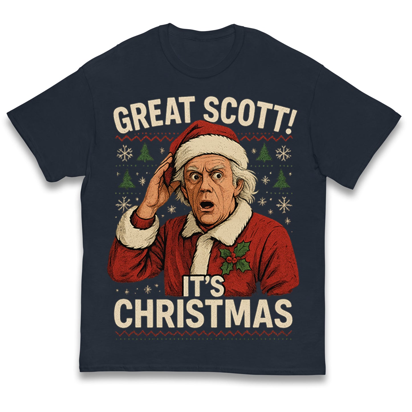 Back to the Future Doc Brown Kids T Shirt