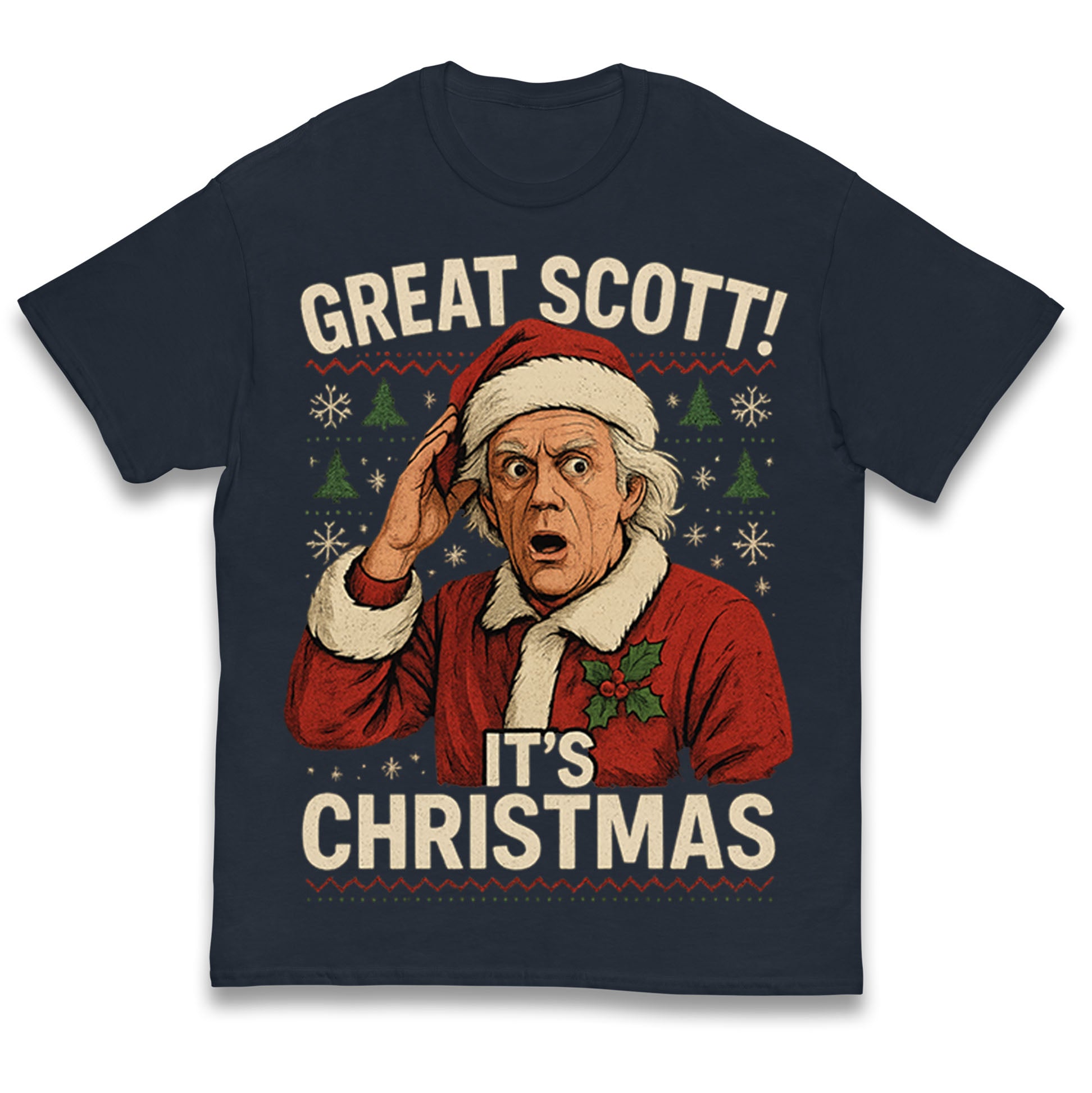 Back to the Future Doc Brown Kids T Shirt