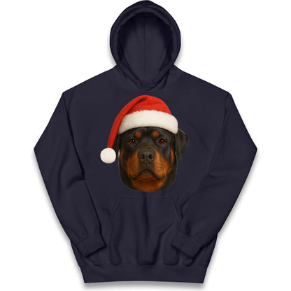 Rottweiler Christmas Kids Hoodie