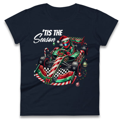 F1 Karting Tis The Season Christmas Ladies Shirt