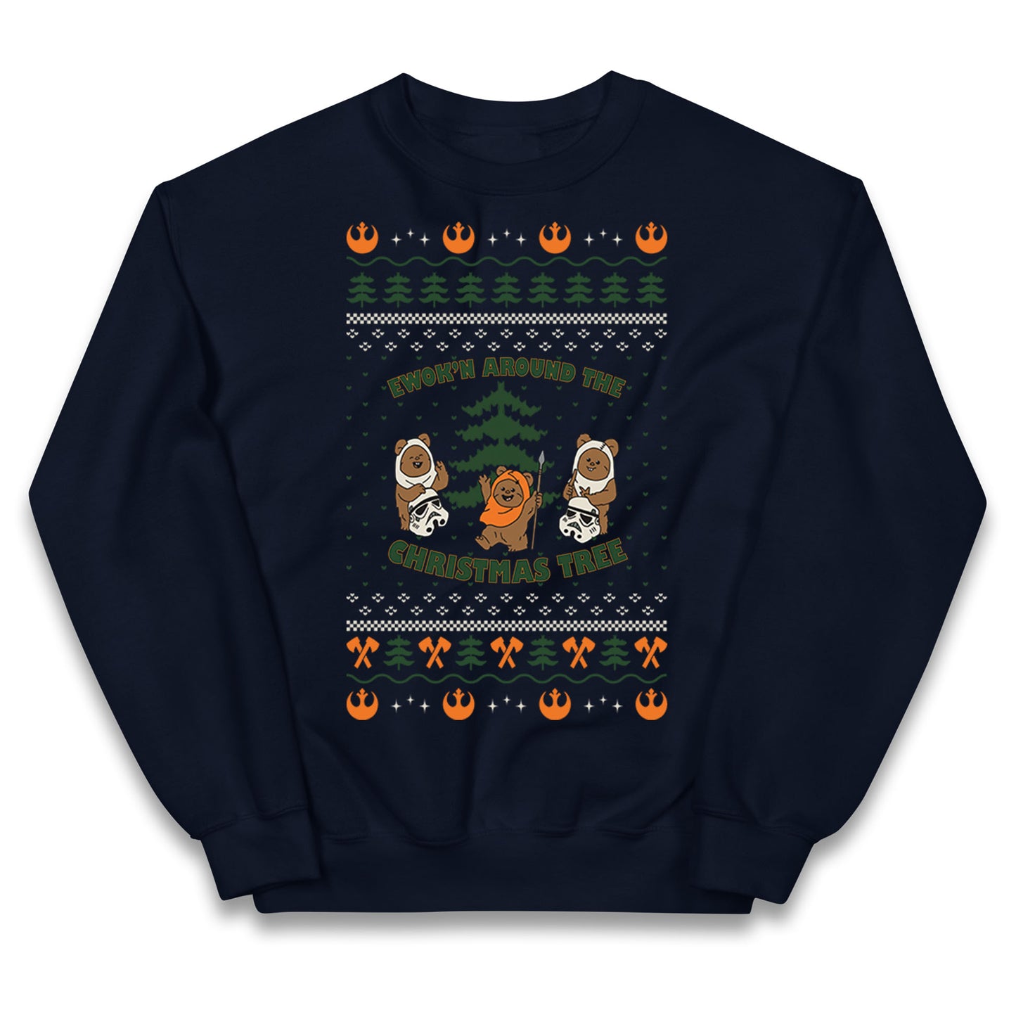 Star Wars Ewoks Christmas Kids Jumper