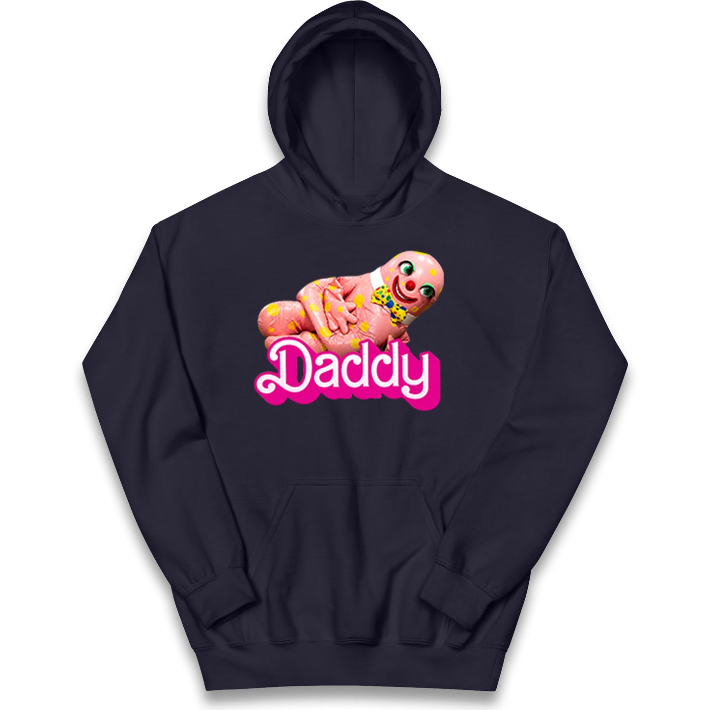 Funny Mr Blobby Daddy 90s Retro Kids Hoodie