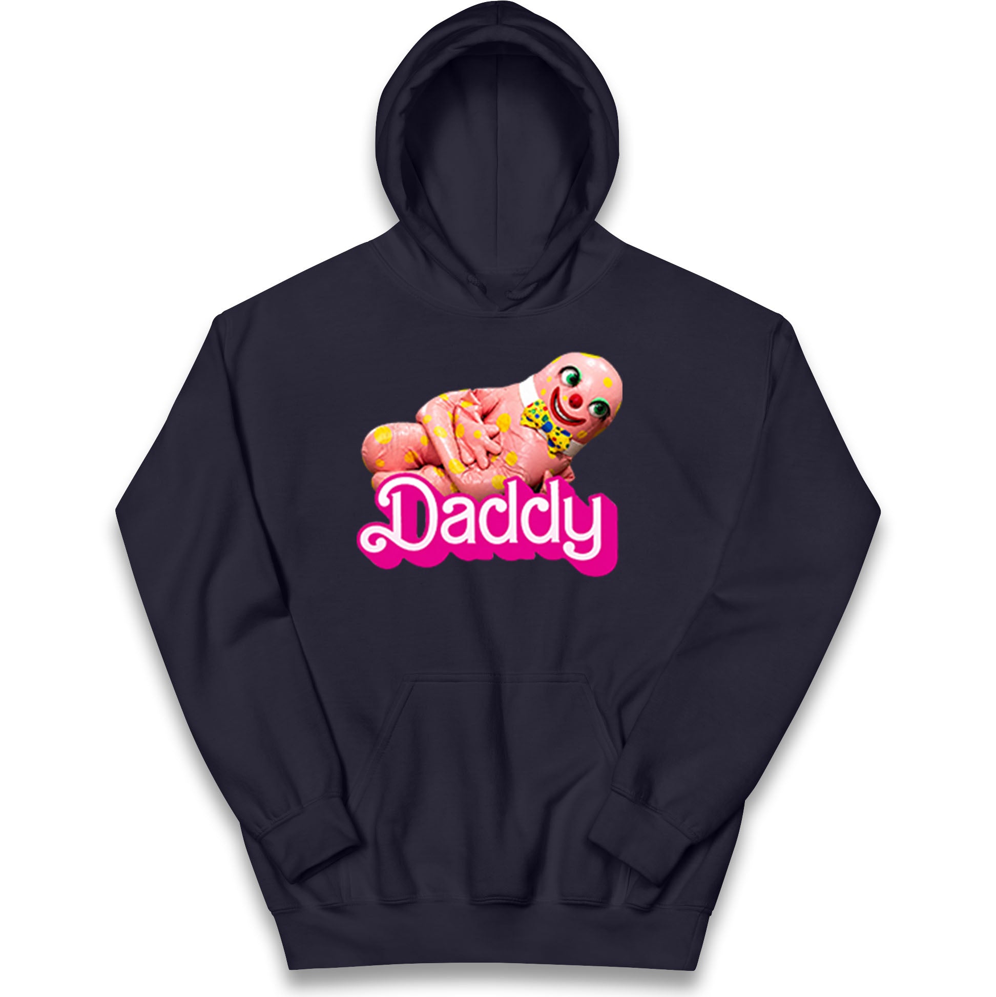 Funny Mr Blobby Daddy 90s Retro Kids Hoodie