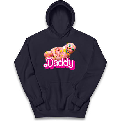 Funny Mr Blobby Daddy 90s Retro Kids Hoodie