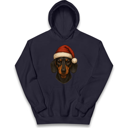 Dachshund Christmas Kids Hoodie