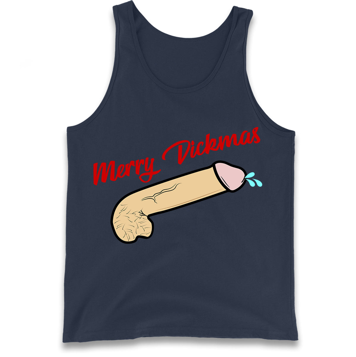 Merry Dickmas Funny Tank Top