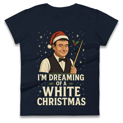 Snooker Christmas Ladies T Shirt
