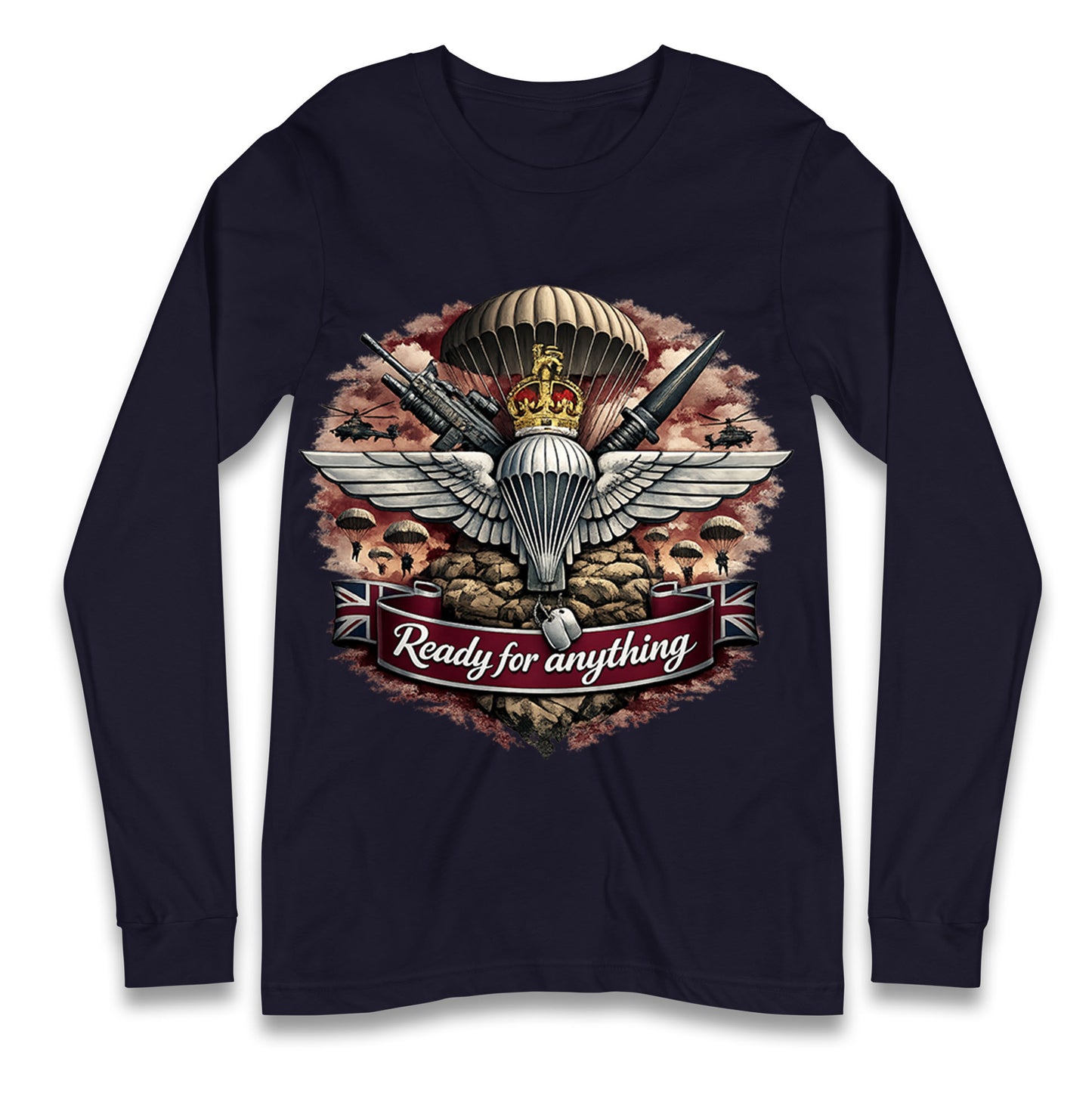 Ready for Anything Parachute Regiment Long Sleeve Shirt