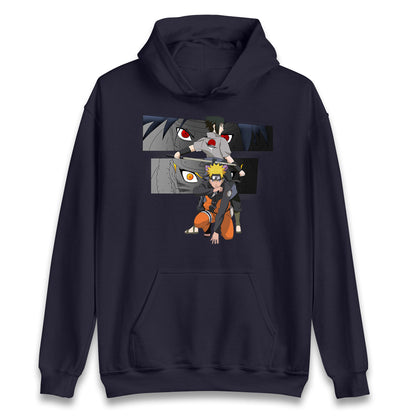 naruto and sasuke uchiha hoodie