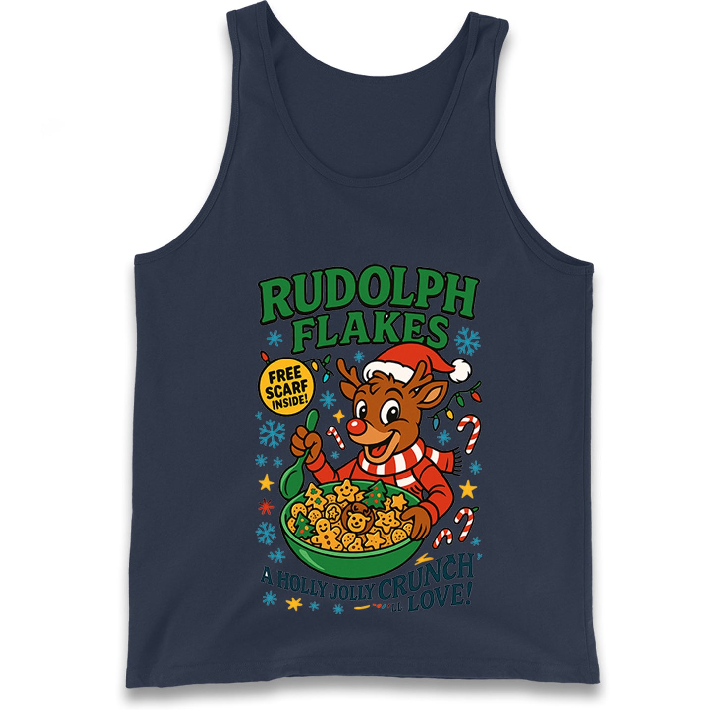 Rudolph The Red Nose Reindeer Tank Top
