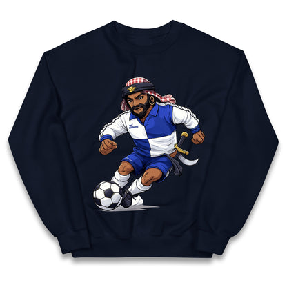 Rovers Retro Football Kids Jumper