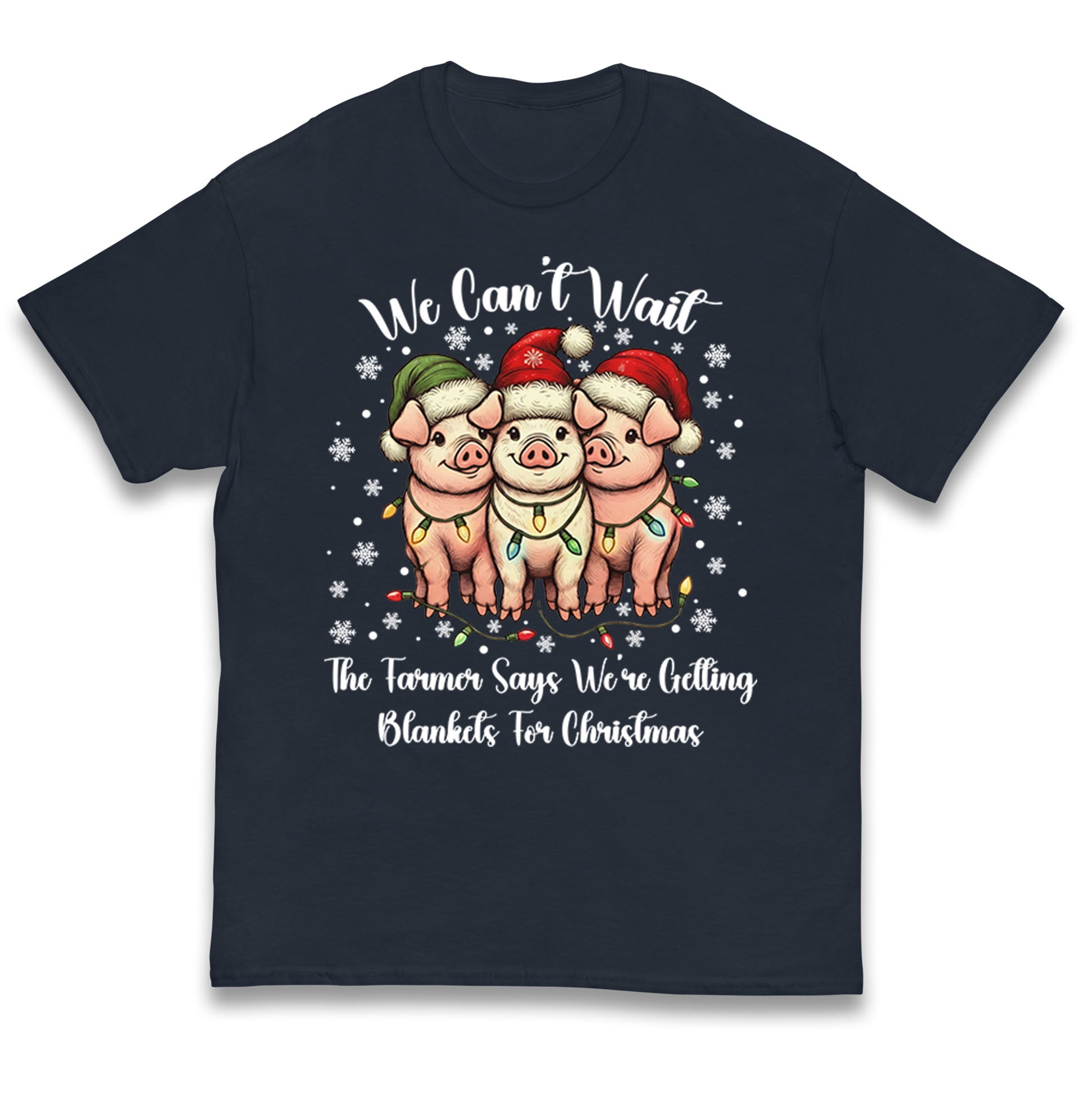 Three Pigs Christmas Kids T Shirt