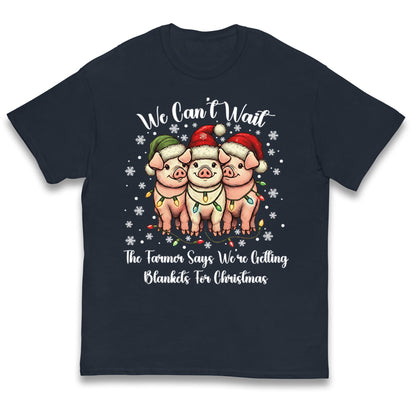 Three Pigs Christmas Kids T Shirt