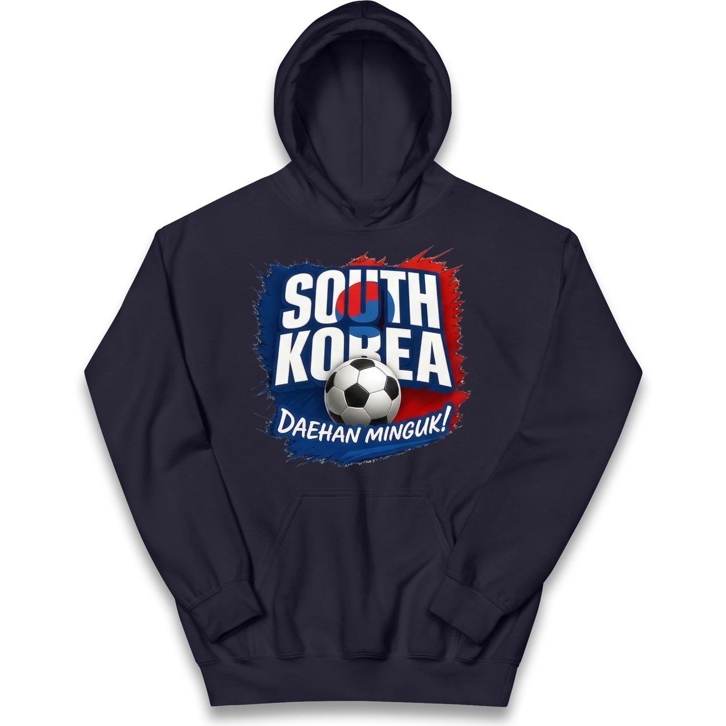 South Korea Football Kids Hoodie