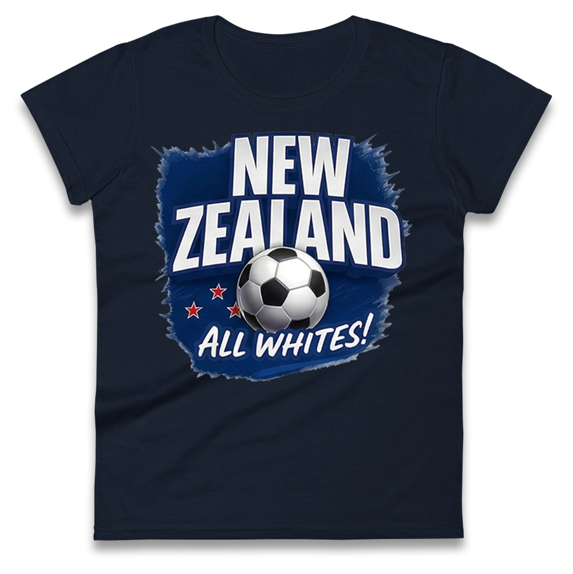 New Zealand Retro World Cup Ladies T Shirt