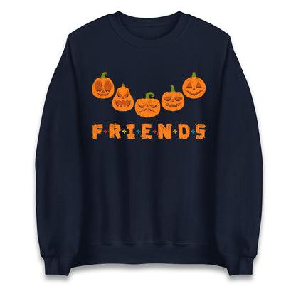 Scary Pumpkins Friends Halloween Sweatshirt
