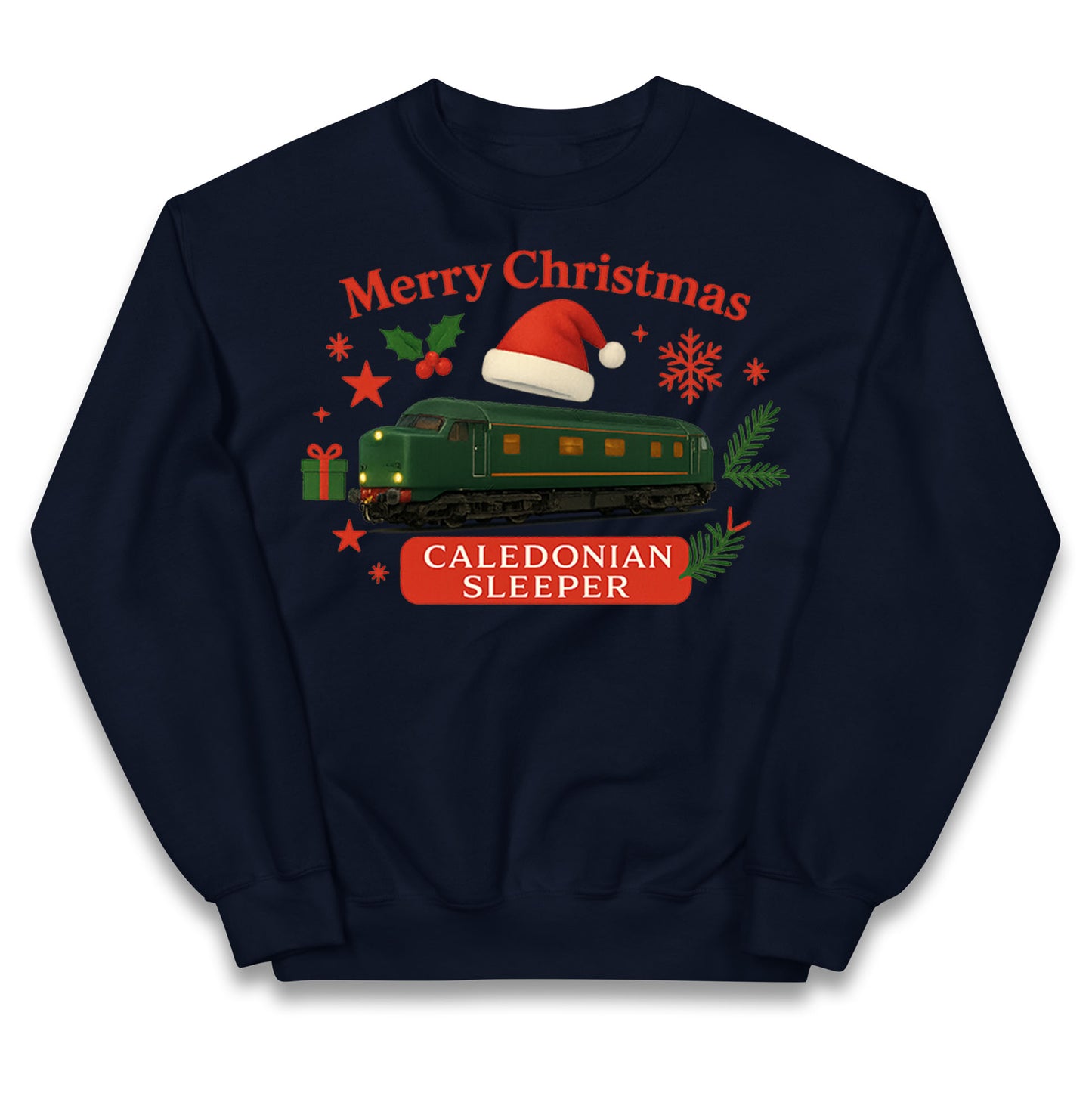 Caladonian Sleeper Christmas Kids Jumper