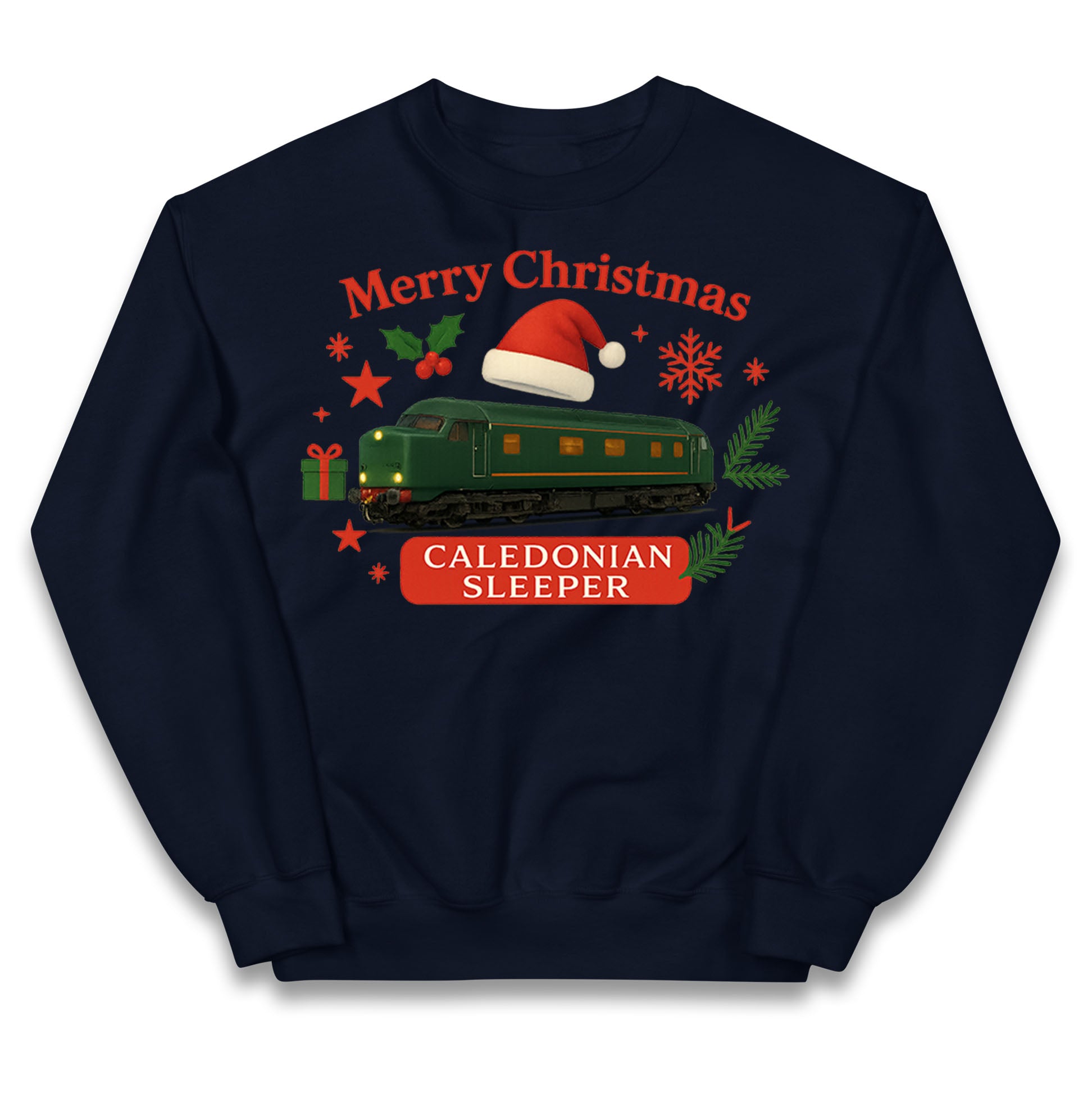 Caladonian Sleeper Christmas Kids Jumper