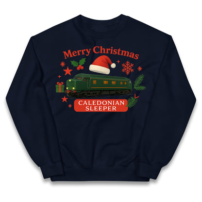 Caladonian Sleeper Christmas Kids Jumper