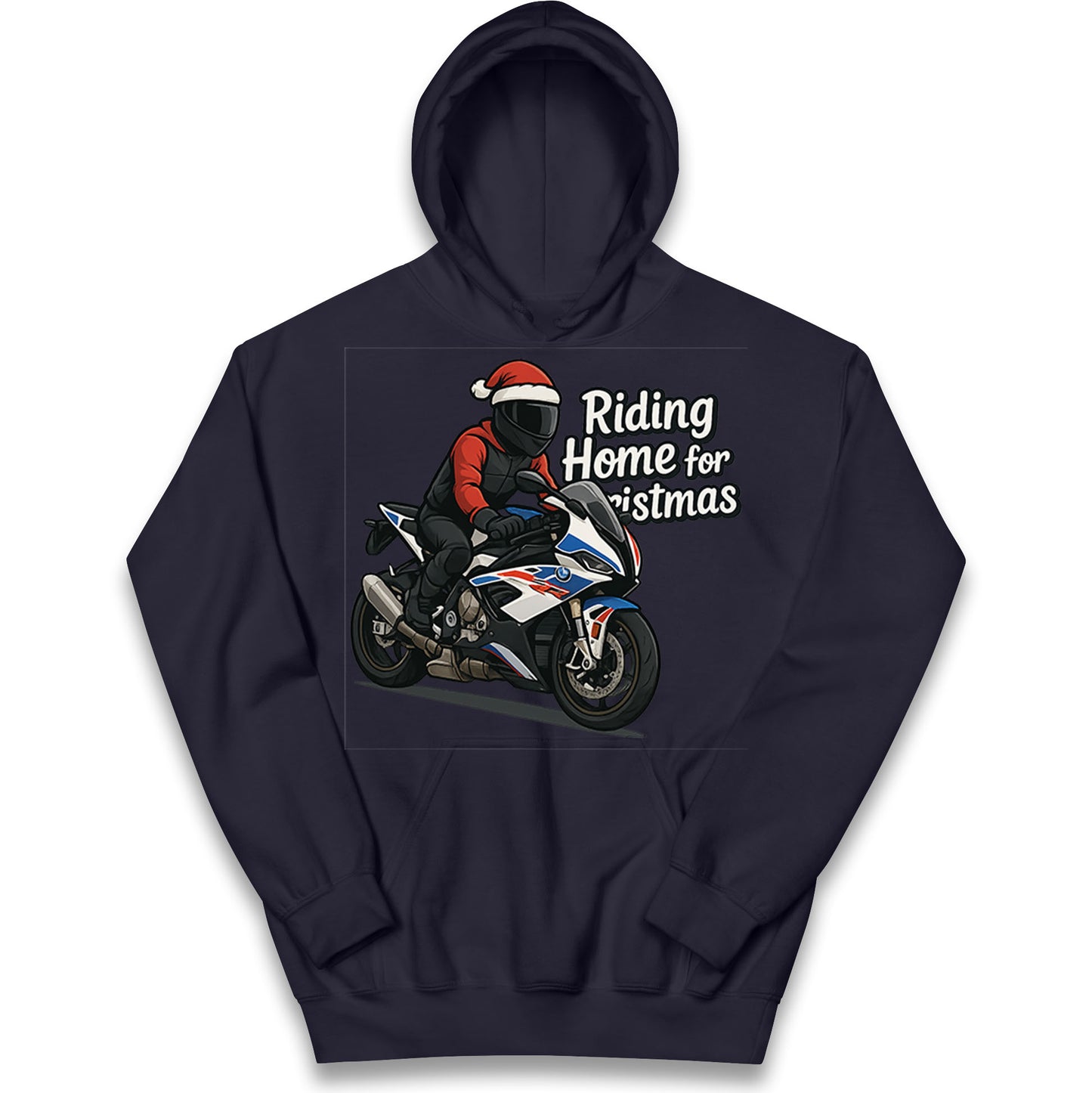 BMW S1000RR Christmas Kids Hoodie