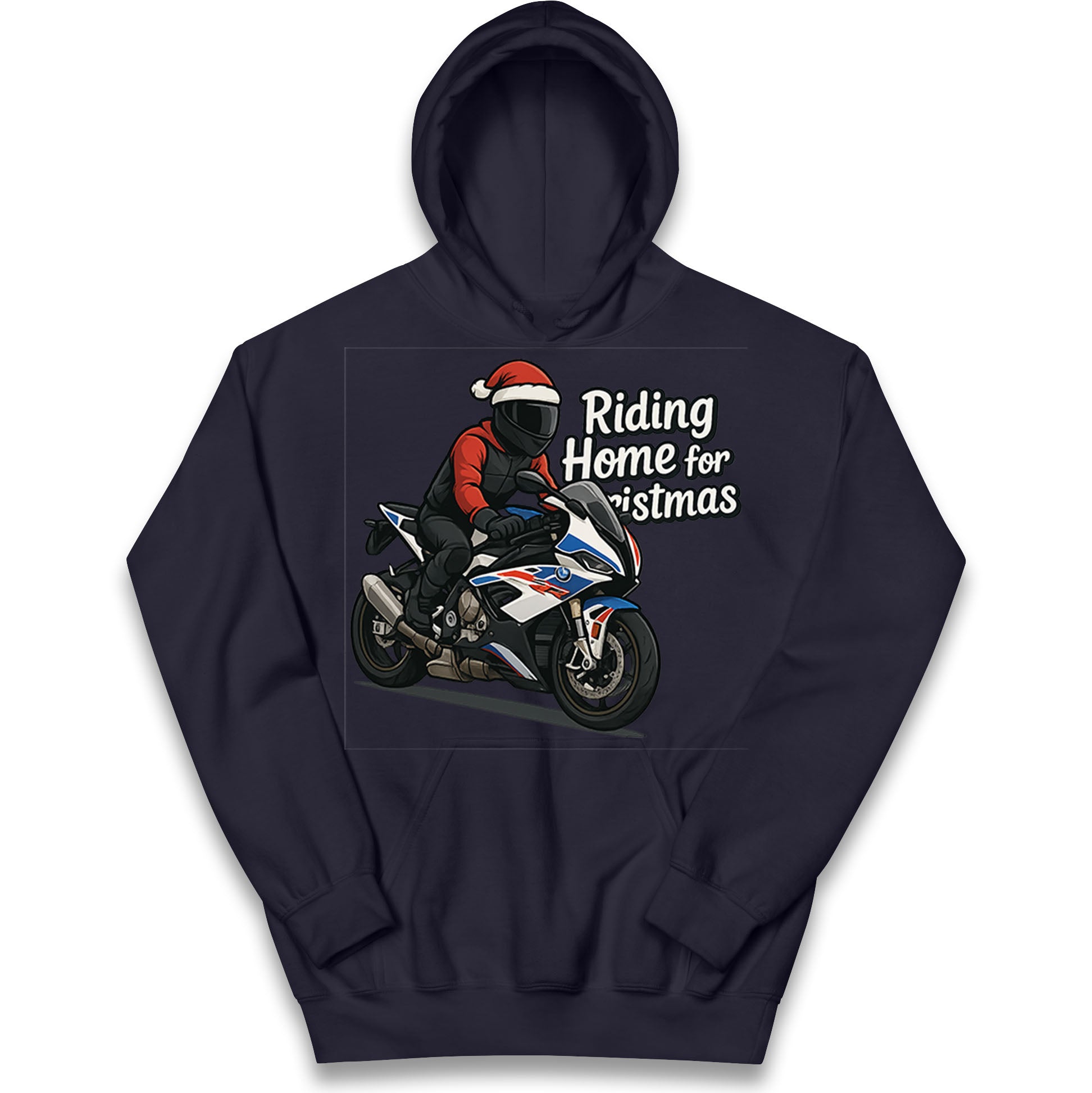 BMW S1000RR Christmas Kids Hoodie