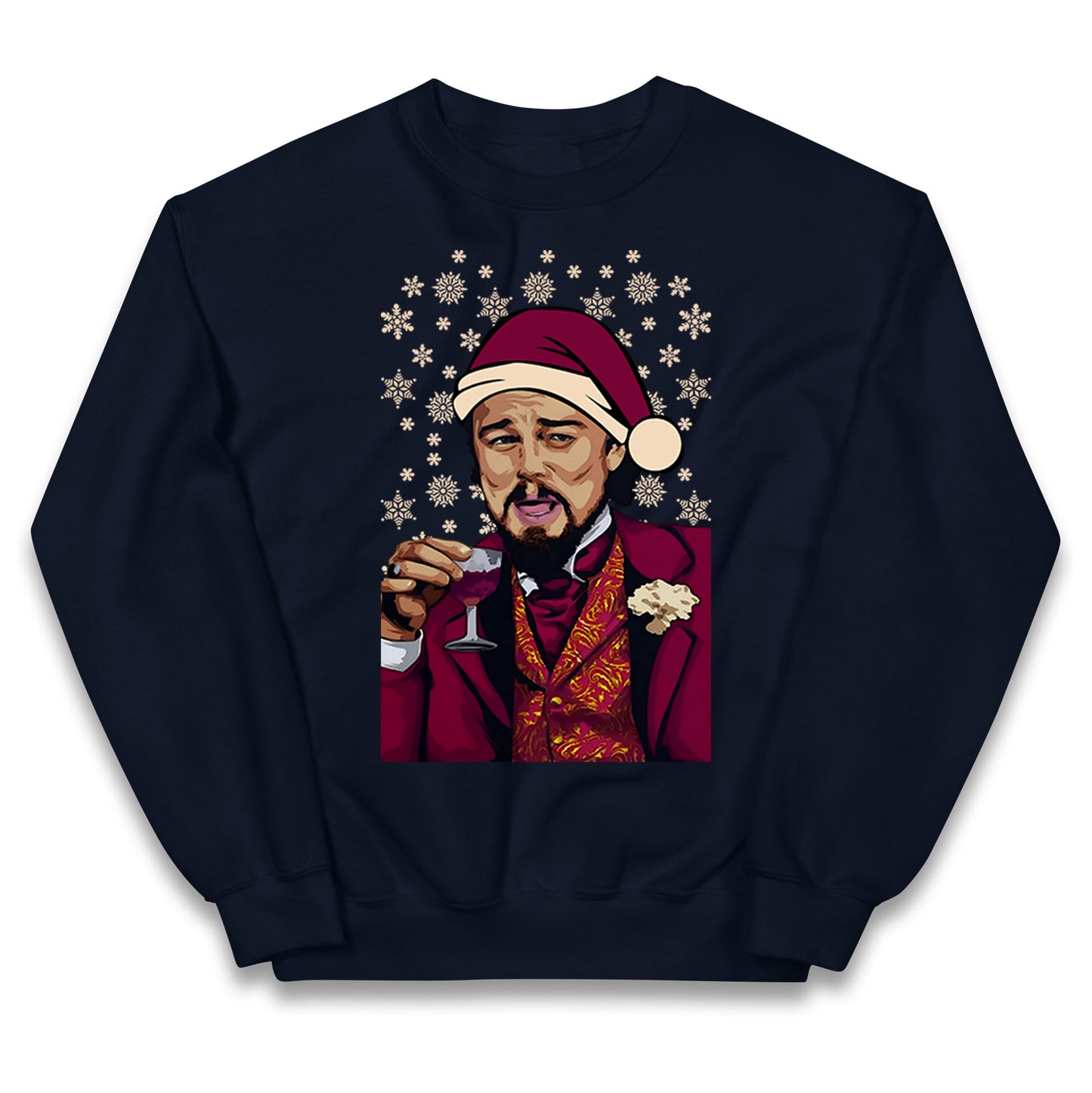 leonardo dicaprio christmas jumper