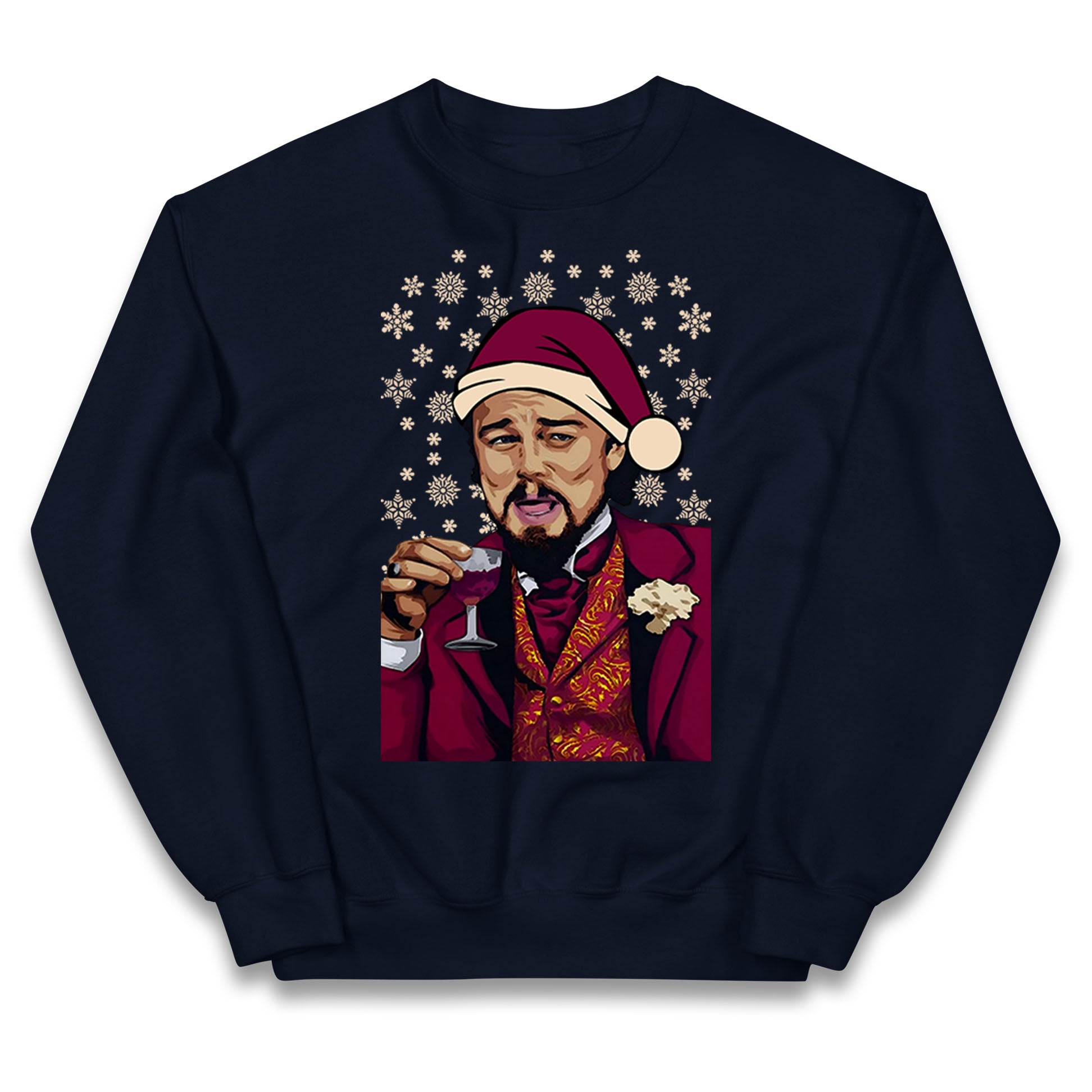 leonardo dicaprio christmas jumper