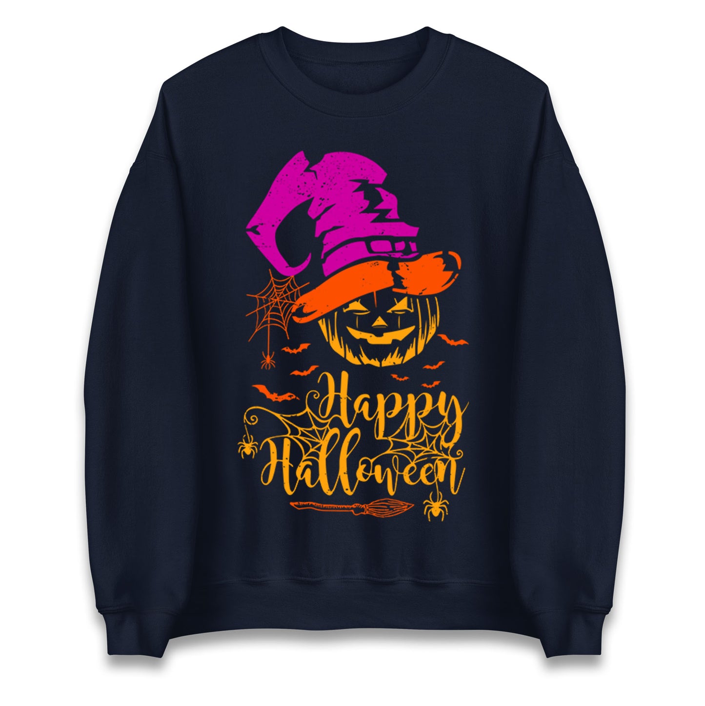Spooky Pumpkin Happy Halloween Sweatshirt
