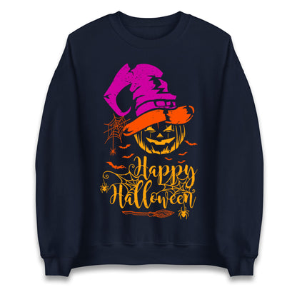 Spooky Pumpkin Happy Halloween Sweatshirt
