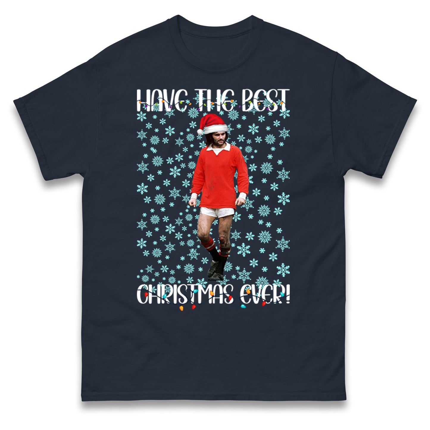 george best christmas t shirt