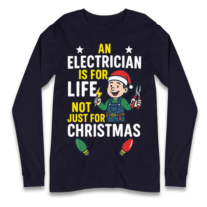 Electrician Christmas Longsleeve T Shirt