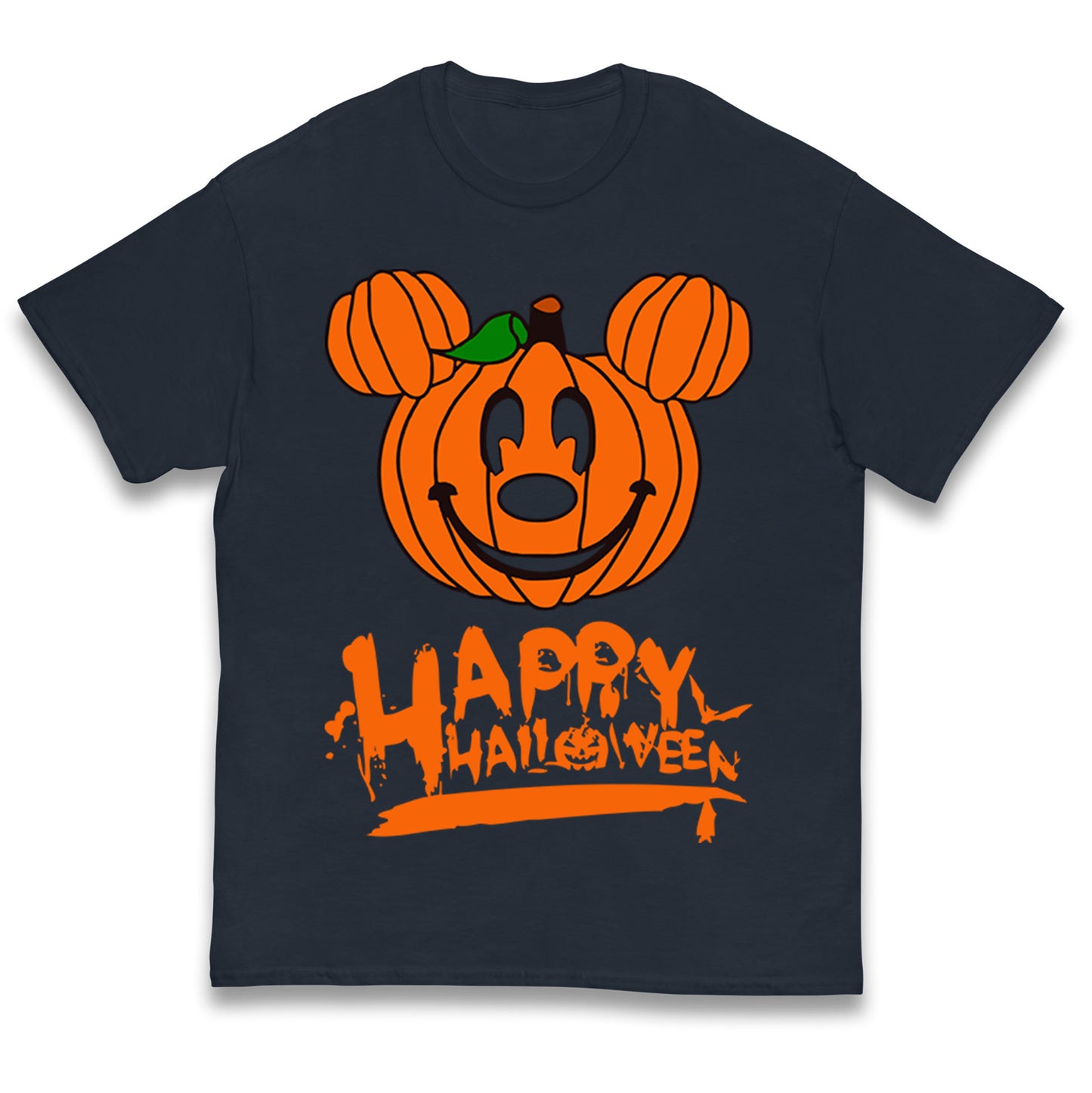Mickey Mouse Pumpkin Happy Halloween Kids T Shirt
