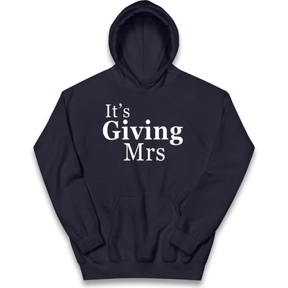 It’s Giving Mrs Kids Hoodie