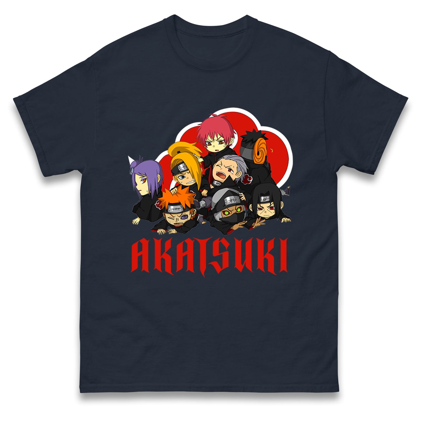 naruto shippuden akatsuki t shirt