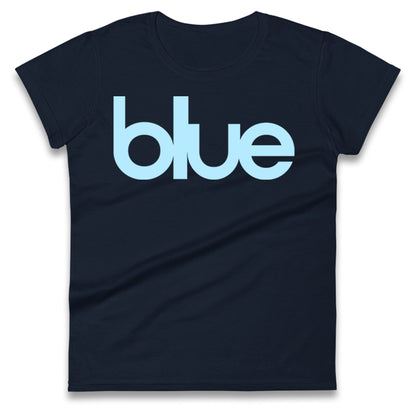 Blue Blur Robbie Williams Ladies T Shirt